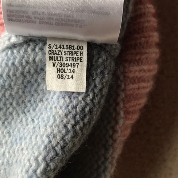 Gap crazy stripe knit bobble hat - Picture 5 of 5